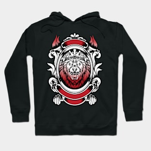 Lion king white red Hoodie